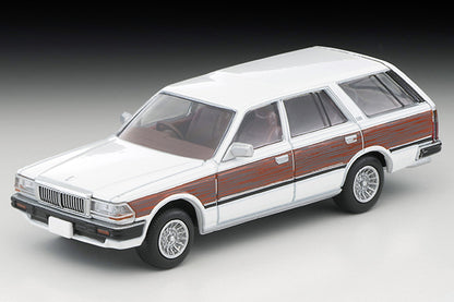 Mô hình xe Tomyca Limited Vintage TLV 1:64 Nissan Cedric Wagon V20E GL Custom Specification (White/Wood Grain) | LV-N209c