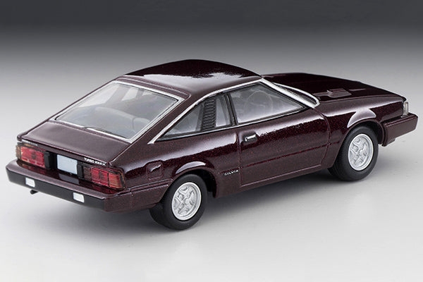 Mô hình xe Tomyca Limited Vintage TLV 1:64 Nissan Silvia Hatchback Turbo ZSE-X 81 model (Maroon) | LV-N210b