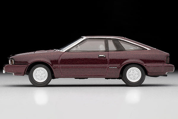 Mô hình xe Tomyca Limited Vintage TLV 1:64 Nissan Silvia Hatchback Turbo ZSE-X 81 model (Maroon) | LV-N210b
