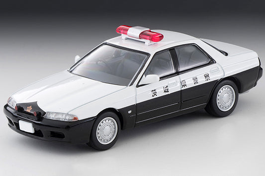 Mô hình xe Tomyca Limited Vintage TLV 1:64 Nissan Skyline 4-door sports sedan patrol car (Ibaraki Prefectural Police) | LV-N212a