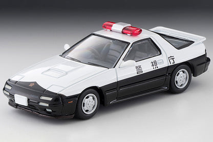 Mô hình xe Tomyca Limited Vintage TLV 1:64 Mazda Savanna RX-7 Patrol Car (Metropolitan Police Department) | LV-N214a