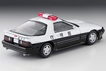 Mô hình xe Tomyca Limited Vintage TLV 1:64 Mazda Savanna RX-7 Patrol Car (Metropolitan Police Department) | LV-N214a