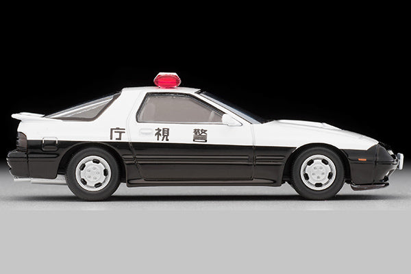 Mô hình xe Tomyca Limited Vintage TLV 1:64 Mazda Savanna RX-7 Patrol Car (Metropolitan Police Department) | LV-N214a