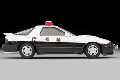 Mô hình xe Tomyca Limited Vintage TLV 1:64 Mazda Savanna RX-7 Patrol Car (Metropolitan Police Department) | LV-N214a