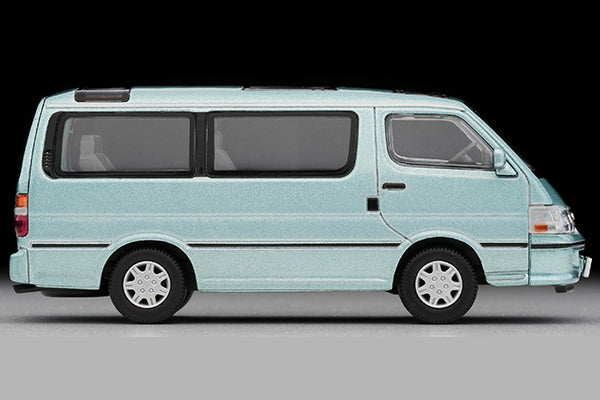Mô hình xe Tomyca Limited Vintage TLV 1:64 Toyota Hiace Wagon Super Custom G 2002 model (light green) | LV-N216b