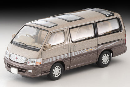 Mô hình xe Tomyca Limited Vintage TLV 1:64 Toyota Hiace Wagon Super Custom Limited (Beige/Brown) | LV-N216c
