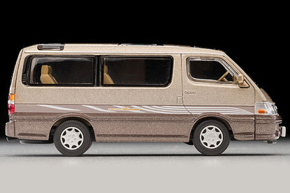 Mô hình xe Tomyca Limited Vintage TLV 1:64 Toyota Hiace Wagon Super Custom Limited (Beige/Brown) | LV-N216c