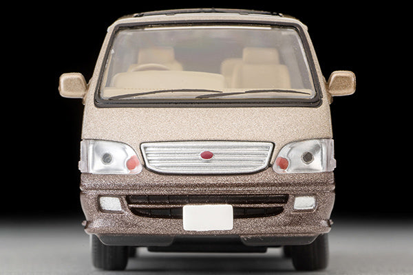Mô hình xe Tomyca Limited Vintage TLV 1:64 Toyota Hiace Wagon Super Custom Limited (Beige/Brown) | LV-N216c