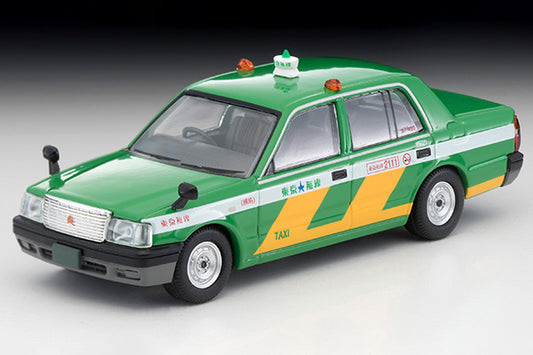 Mô hình xe Tomyca Limited Vintage TLV 1:64 Toyota Crown Comfort Tokyo Wireless Taxi (Green) | LV-N218a