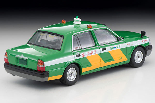 Mô hình xe Tomyca Limited Vintage TLV 1:64 Toyota Crown Comfort Tokyo Wireless Taxi (Green) | LV-N218a