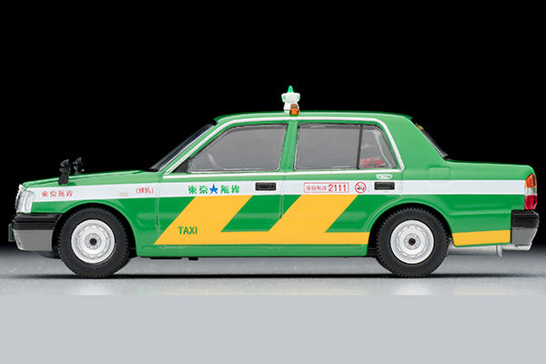 Mô hình xe Tomyca Limited Vintage TLV 1:64 Toyota Crown Comfort Tokyo Wireless Taxi (Green) | LV-N218a