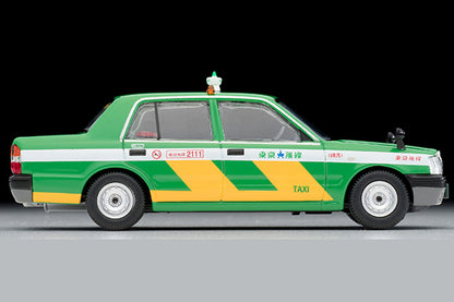 Mô hình xe Tomyca Limited Vintage TLV 1:64 Toyota Crown Comfort Tokyo Wireless Taxi (Green) | LV-N218a