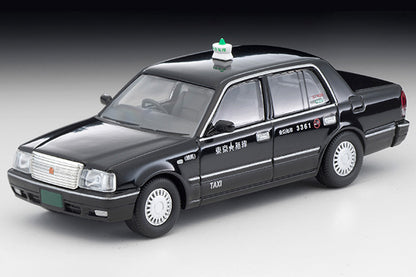 Mô hình xe Tomyca Limited Vintage TLV 1:64 Toyota Crown Sedan Tokyo Wireless Taxi (black) | LV-N219a