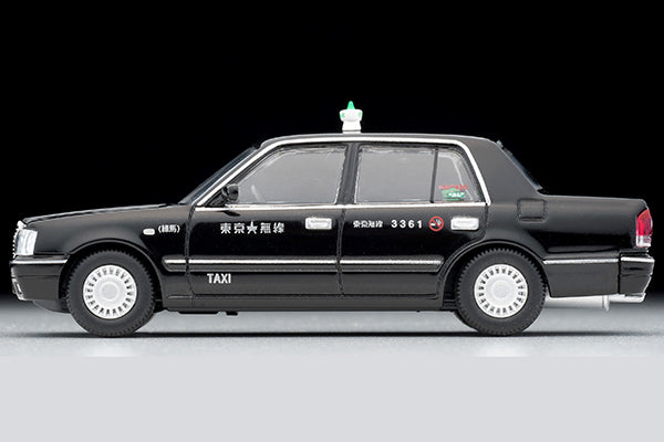Mô hình xe Tomyca Limited Vintage TLV 1:64 Toyota Crown Sedan Tokyo Wireless Taxi (black) | LV-N219a