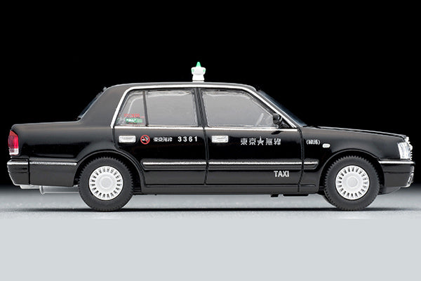 Mô hình xe Tomyca Limited Vintage TLV 1:64 Toyota Crown Sedan Tokyo Wireless Taxi (black) | LV-N219a