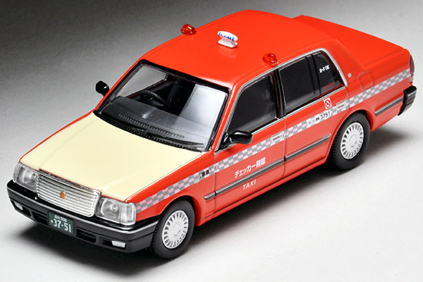Mô hình xe Tomyca Limited Vintage TLV 1:64 Toyota Crown Sedan Taxi (Checker Cab) | LV-N219b
