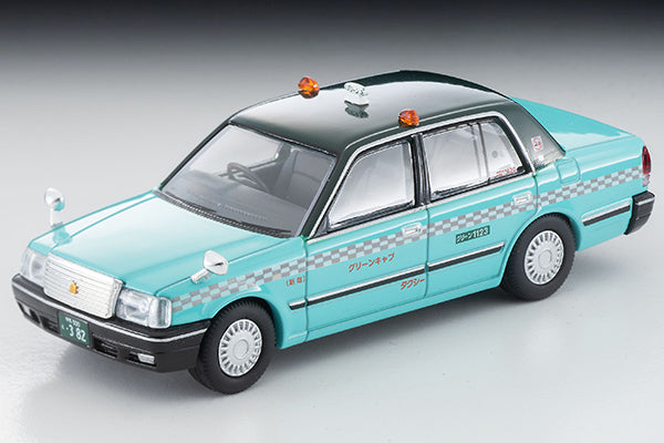 Mô hình xe Tomyca Limited Vintage TLV 1:64 Toyota Crown Sedan Taxi (Green Cab) | LV-N219c