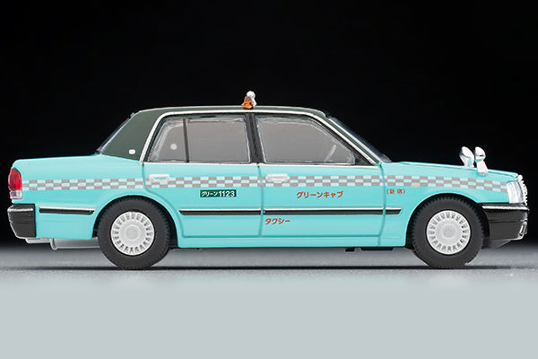 Mô hình xe Tomyca Limited Vintage TLV 1:64 Toyota Crown Sedan Taxi (Green Cab) | LV-N219c