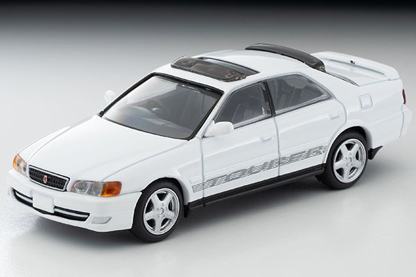 Mô hình xe Tomyca Limited Vintage TLV 1:64 Toyota Chaser 2.5 Tourer S (white) 1998 model | LV-N224c