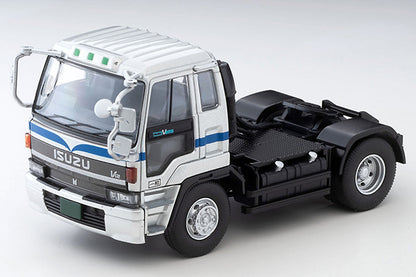 Mô hình xe Tomyca Limited Vintage TLV 1:64 Isuzu 810EX Car Transporter (Silver) (Antiko ASZ022 Vehicle Transport Trailer) | LV-N225b