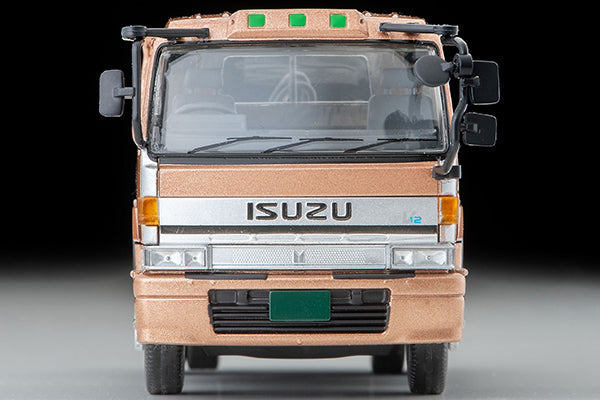 Mô hình xe Tomyca Limited Vintage TLV 1:64 Isuzu 810EX Car Transporter (Antiko ASZ022 Vehicle Transport Trailer) (Brown) | LV-N225c