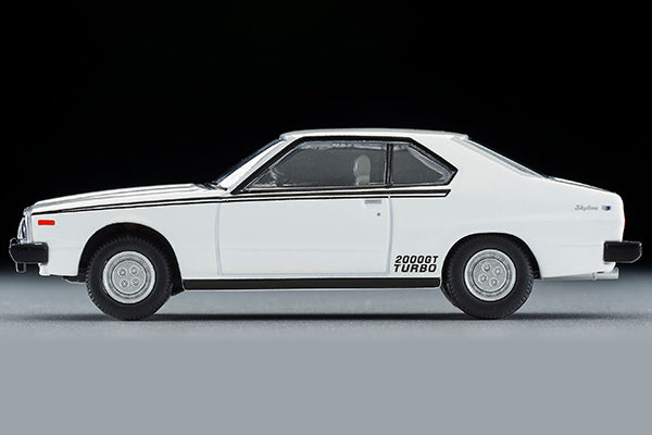 Mô hình xe Tomyca Limited Vintage TLV 1:64 Nissan Skyline HT 2000 Turbo GT-E Thoroughbred (white) | LV-N230a