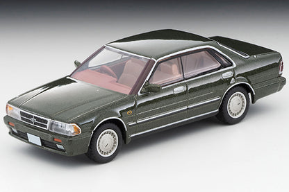 Mô hình xe Tomyca Limited Vintage TLV 1:64 Nissan Gloria 4-door HT V20 Twin Cam Turbo Gran Turismo Super SV 1988 model (green) | LV-N233a