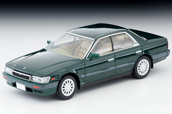 Mô hình xe Tomyca Limited Vintage TLV 1:64 Nissan Laurel Twin Cam 24V Medalist (green) 1989 model | LV-N238c