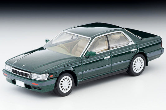 Mô hình xe Tomyca Limited Vintage TLV 1:64 Nissan Laurel Twin Cam 24V Medalist (green) 1989 model | LV-N238c
