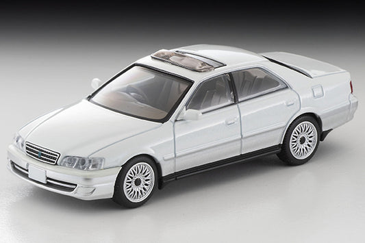 Mô hình xe Tomyca Limited Vintage TLV 1:64 Toyota Chaser Avante G (white/silver) | LV-N241a