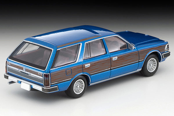 Mô hình xe Tomyca Limited Vintage TLV 1:64 Nissan Gloria Wagon V20E GL Custom Specification (Blue/Wood Grain) | LV-N244a