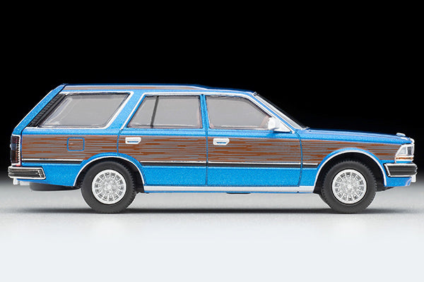 Mô hình xe Tomyca Limited Vintage TLV 1:64 Nissan Gloria Wagon V20E GL Custom Specification (Blue/Wood Grain) | LV-N244a
