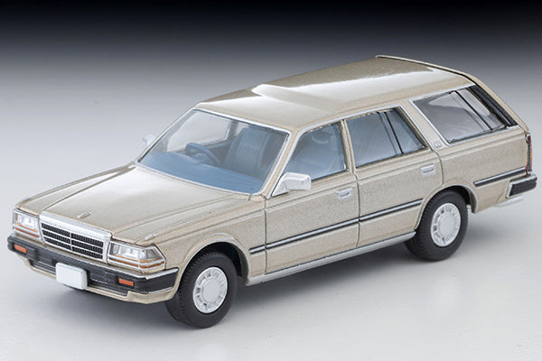 Mô hình xe Tomyca Limited Vintage TLV 1:64 Nissan Gloria Wagon V20E GL (Yellowish Silver) 1991 model | LV-N244b