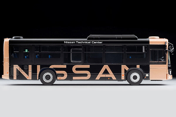Mô hình xe Tomyca Limited Vintage TLV 1:64 Isuzu Erga Nissan Shuttle Bus (Sunrise Copper M/Black) | LV-N245c