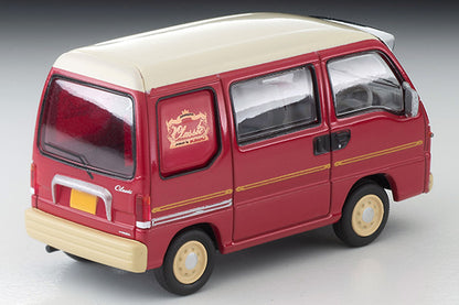 Mô hình xe Tomyca Limited Vintage TLV 1:64 Subaru Sambar Dias Classic 1996 model (red/white) | LV-N249b