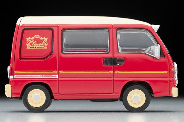 Mô hình xe Tomyca Limited Vintage TLV 1:64 Subaru Sambar Dias Classic 1996 model (red/white) | LV-N249b
