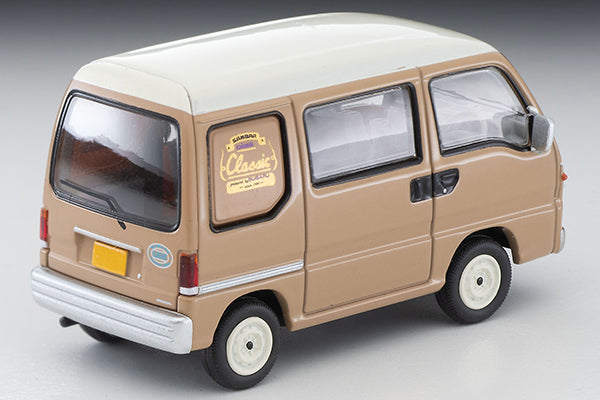 Mô hình xe Tomyca Limited Vintage TLV 1:64 Subaru Sambar Dias Classic 1994 model (sepia/white) | LV-N249c