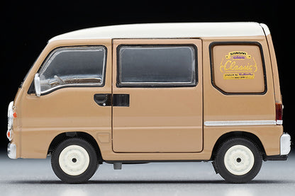 Mô hình xe Tomyca Limited Vintage TLV 1:64 Subaru Sambar Dias Classic 1994 model (sepia/white) | LV-N249c
