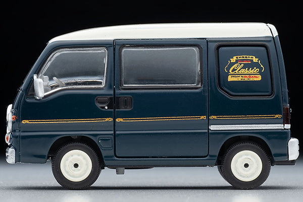 Mô hình xe Tomyca Limited Vintage TLV 1:64 Subaru Sambar Dias Classic 1994 model (navy/white) | LV-N249d
