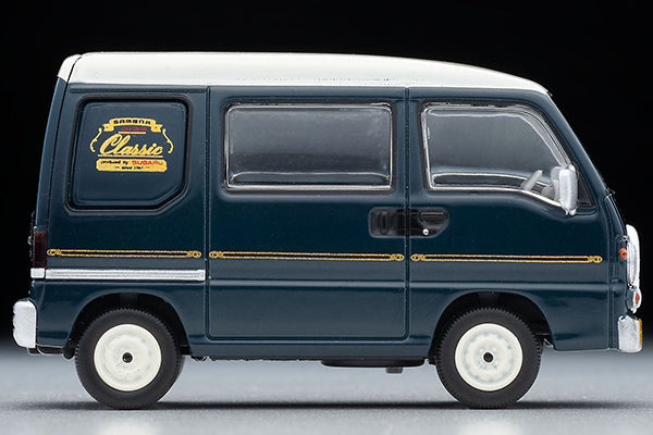 Mô hình xe Tomyca Limited Vintage TLV 1:64 Subaru Sambar Dias Classic 1994 model (navy/white) | LV-N249d