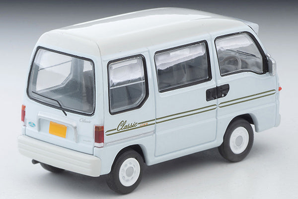 Mô hình xe Tomyca Limited Vintage TLV 1:64 Subaru Sambar Dias Classic 40th Anniversary (light blue/white) 1998 model | LV-N249f