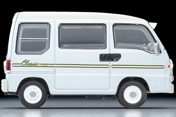 Mô hình xe Tomyca Limited Vintage TLV 1:64 Subaru Sambar Dias Classic 40th Anniversary (light blue/white) 1998 model | LV-N249f