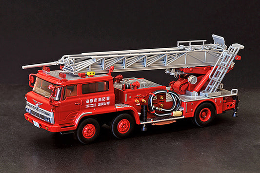 Mô hình xe Tomyca Limited Vintage TLV 1:64 Hino TC343 ladder fire truck Tahara City Fire Department | LV-N24a