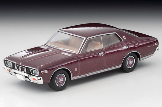 Mô hình xe Tomyca Limited Vintage TLV 1:64 Nissan Cedric 4-door HT F-type 2800SGL (Maroon) 1976 model | LV-N250a
