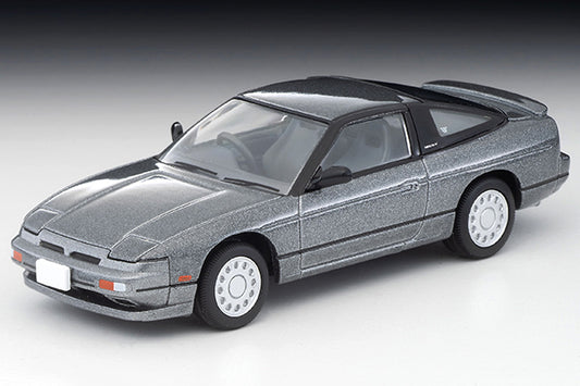 Mô hình xe Tomyca Limited Vintage TLV 1:64 Nissan 180SX TYPE-II Special Selection equipped vehicle (Gray M) 1989 model | LV-N252a