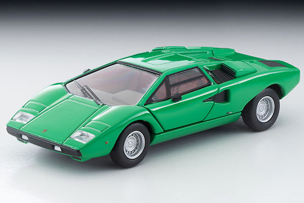 Mô hình xe Tomyca Limited Vintage TLV 1:64 Lamborghini Countach LP400 (green) | LV-N25403-na
