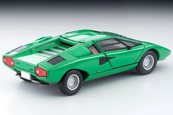 Mô hình xe Tomyca Limited Vintage TLV 1:64 Lamborghini Countach LP400 (green) | LV-N25403-na