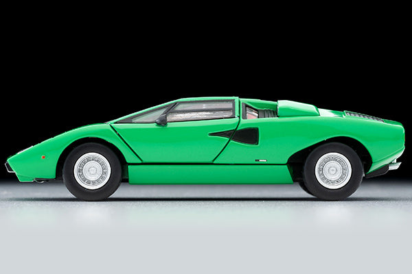 Mô hình xe Tomyca Limited Vintage TLV 1:64 Lamborghini Countach LP400 (green) | LV-N25403-na