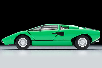 Mô hình xe Tomyca Limited Vintage TLV 1:64 Lamborghini Countach LP400 (green) | LV-N25403-na