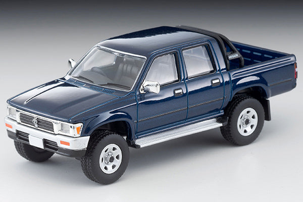 Mô hình xe Tomyca Limited Vintage TLV 1:64 Toyota Hilux 4WD Pickup Double Cab SSR (Navy) 1995 Model | LV-N255a
